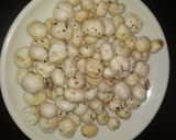 A picture of step 3 of Crispy falahari makhana chaat.