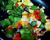 A picture of step 2 of Flat Beans and Potato Sabzi.