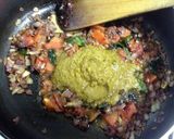 A picture of step 3 of Chettinad Pepper Chicken.