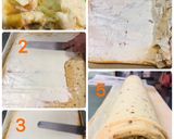 Foto del paso 5 de la receta: Rollo De Tarta De Queso De Crema De Orujo 🍌