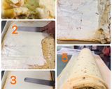 Foto del paso 5 de la receta: Rollo De Tarta De Queso De Crema De Orujo 🍌