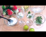 A picture of step 1 of Virgin Mojito.