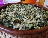 Foto del paso 7 de la receta: Pasta gratinada con espinacas y longaniza