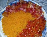 A picture of step 2 of Yam cake.