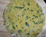 A picture of step 2 of Methi na Thepla dhebra.