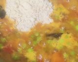 A picture of step 3 of Vegetables Upma.