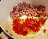 Foto del paso 2 de la receta: One-pot pasta. Foratti con jamón y champiñones