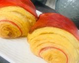Une image de l'étape 10 de Pain au chocolat / chocolatine bi colore.