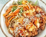 Foto langkah ke 6 dari resep Chicken Katsu Teriyaki Donburi.