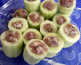 A picture of step 2 of Stuffed Cucumber Soup.
