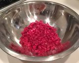 A picture of step 5 of Crispy Walnut and Cranberry Florentines.