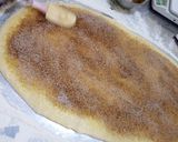 A picture of step 2 of Cinnamon rolls.