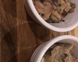 A picture of step 3 of C’kn and mushroom pie 🌱.