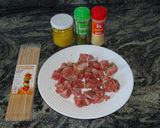 Foto del paso 1 de la receta: Pinchos de pavo a la parrilla