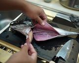 A picture of step 8 of Preparing Frigate Mackerel (Katsuo).