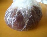A picture of step 3 of Tsubu-an Ohagi (Botamochi).