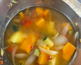 Foto del paso 5 de la receta: Crema de verduras con lentejas y toque exótico