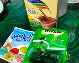 Foto langkah ke 1 dari resep Puding Susu Coklat bertabur serbuk coklat.
