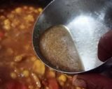A picture of step 5 of Bengali street-style Ghugni chaat with special moshla.
