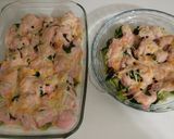 Foto del paso 8 de la receta Pasta mezzelune con crema de espárragos y brócolis con bechamel de remolacha