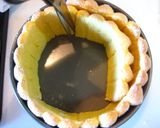A picture of step 17 of Peach Bavarois Charlotte Cake.