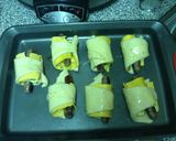 A picture of step 13 of Sausage Egg And Cheddar Cheese Roll Up's.