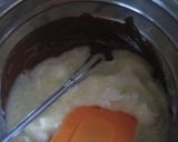 A picture of step 4 of Molten Chocolate Cake for Valentine's Day.
