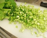 A picture of step 2 of Turnip Leaf Furikake.