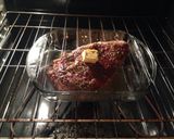 A picture of step 1 of Oven Roasted Ribeye W/ Shallot Bleu Cheese Sauce.