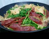 Chinese Sausage And Beancurd Skin In Chicken Broth recipe step 3 photo