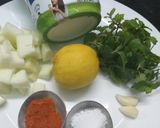 A picture of step 1 of Mint & Cucumber Raita.