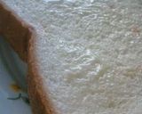 A picture of step 2 of Made with Leftovers - Cheese, Shiso Leaves and Carrot Toast.