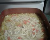 A picture of step 1 of Turkey noodle soup.
