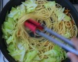 A picture of step 12 of Quick & Easy Spring Cabbage and Sakura Shrimp Pasta.