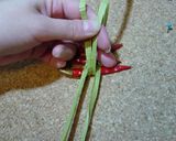 A picture of step 4 of A Cute Way To Dry Red Chili Peppers.