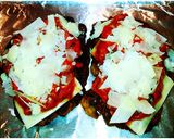 A picture of step 12 of Mike's Crispy Chicken Parmesan & Fettucini.