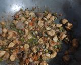 A picture of step 6 of Chicken fried rice.