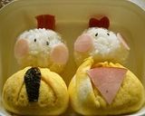 A picture of step 8 of Omelette-style Bento for Doll's Festival.