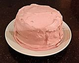 A picture of step 12 of Cherry Vanilla Layer Cake.