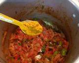 A picture of step 5 of Chicken curry.