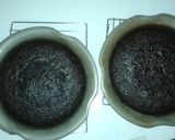 A picture of step 5 of Chocolate cake with chocolate cream cheese frosting and toffee.