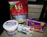 A picture of step 1 of Cheesy potato bake.