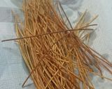 A picture of step 2 of Fried Pasta for Snacking.