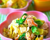 A picture of step 9 of Mustard Cheese Salad with Spring Cabbage & Chicken,.