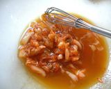 A picture of step 2 of Spicy Oil Ramen (Soupless Ramen) with Kimchi.