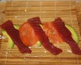A picture of step 6 of For Parties and Celebrations: Rainbow Roll Sushi.