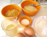 A picture of step 1 of Whole-Egg Banana Chiffon Cake.