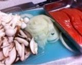 A picture of step 1 of Easy Baked Autumn Salmon and Mushrooms with Mayonnaise.