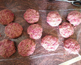 Foto del paso 5 de la receta: Veggie burger de soja, remolacha y trigueros