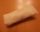 A picture of step 7 of Very Easy Japanese Leek and Chicken Tenderloin Spring Rolls.